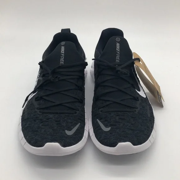 Mens Nike Free Run 5.0 '21 CZ1884-001 Black White Dark Smoke Grey - Picture 3 of 4